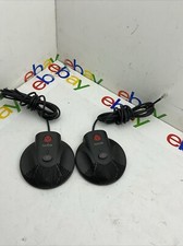 2 x Polycom SoundStation VTX 1000 / IP 6000 Microphone 2201-07155-601 w/ Cable