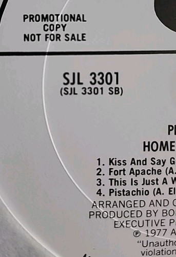 PEE WEE ELLIS-HOME IN THE COUNTRY(SAVOY/Arista, SJL-3301, White Label PROMO, 77) - Picture 17 of 17