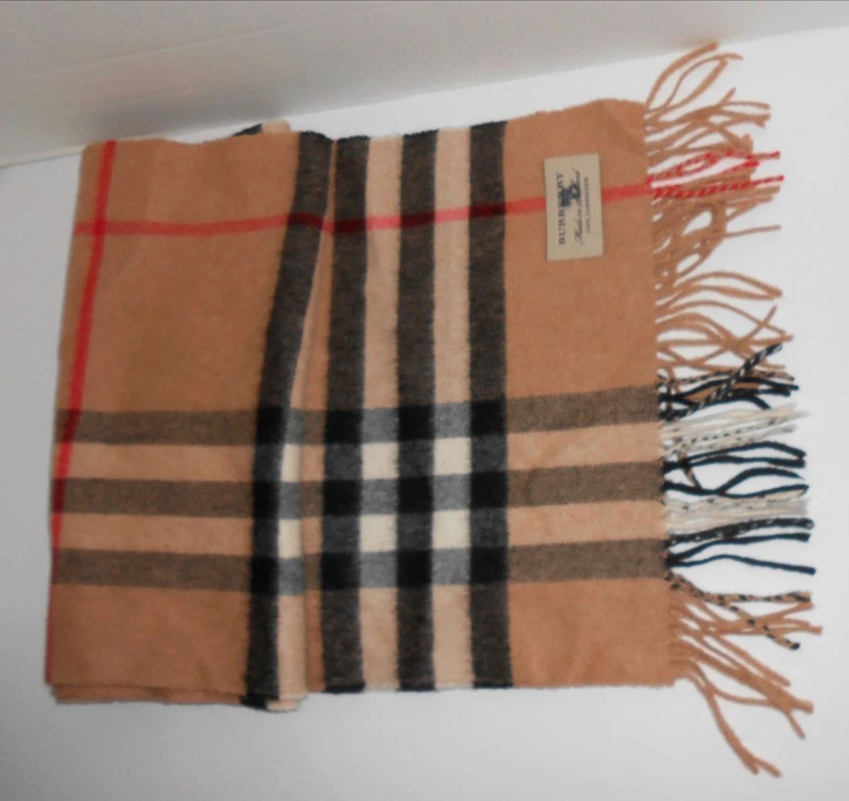 Burberry camel scarf womens deals