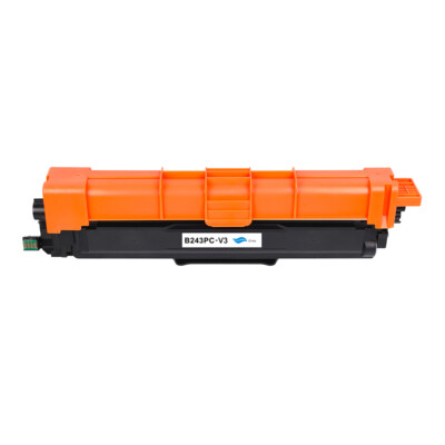 SAD Toner B243PC-V3 Ersatz für TN-243C Cyan Toner cartridge Brother New Build 1,