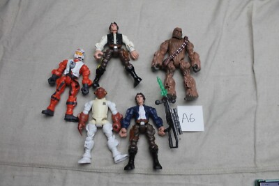 Super Hero Mashers Lot of 5  Hasbro 6'' Action  Figure -  Chewbacca Star Wars