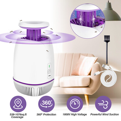 Bug Zapper Light Electronic Mosquito Zapper for Outdoor Indoor  Lamp
