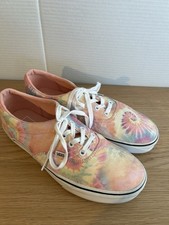 Vans Doheny Tie Dye Pastel Canvas Sneakers Women  s 10 Low Top Skate Shoes