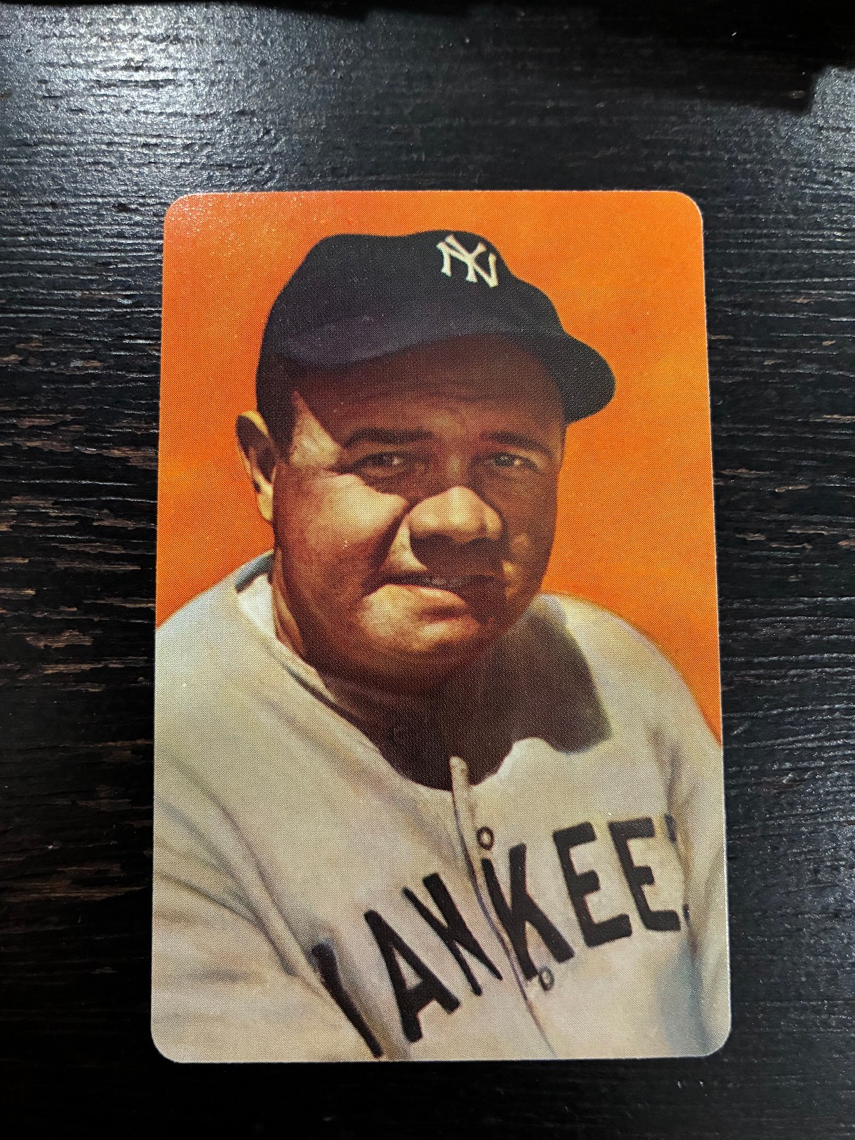 BABE RUTH 1973 PLAYING CARD 