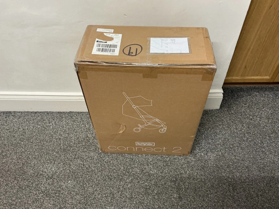 CONNECT 2 STROLLER WHITE BLACK LIGHTWEIGHT 8.9KG BABY PUSHCHAIR WITH STORAGE NEW - Image 3 of 4