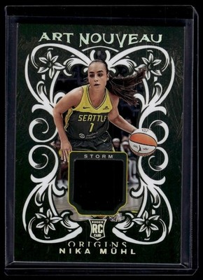 2024 Panini Origins WNBA #AN-NKM Nika Muhl Art Nouveau Memorabilia