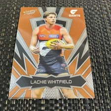 Lachie Whitfield 2025 Select AFL Footy Stars Luminous Thunderbolt Card LT96 GWS