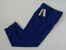 New LIVERPOOL Los Angeles Size 4 Utility Crop Pant POCKETS Blue Topaz