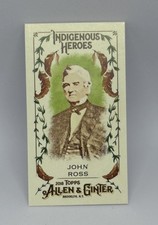 2018 Topps Allen and Ginter Mini Indigenous Heroes #MIH19 John Ross - BB
