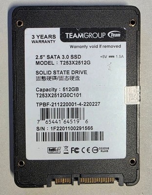 Team Group Gx2 2.5