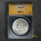 1900-O Morgan Silver Dollar $1 - ANACS MS61 - New Orleans