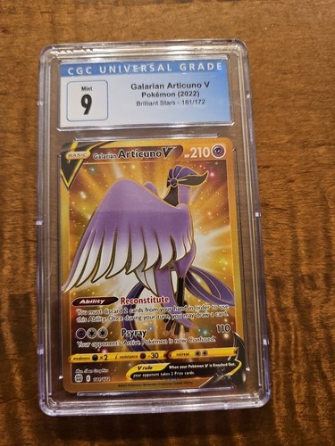 Galarian Articuno V graded CGC 9 for sale on eBay