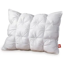 Queen Size Luxury White Goose Down Pillow,800 Fill Power Fluffy and Soft Hote...