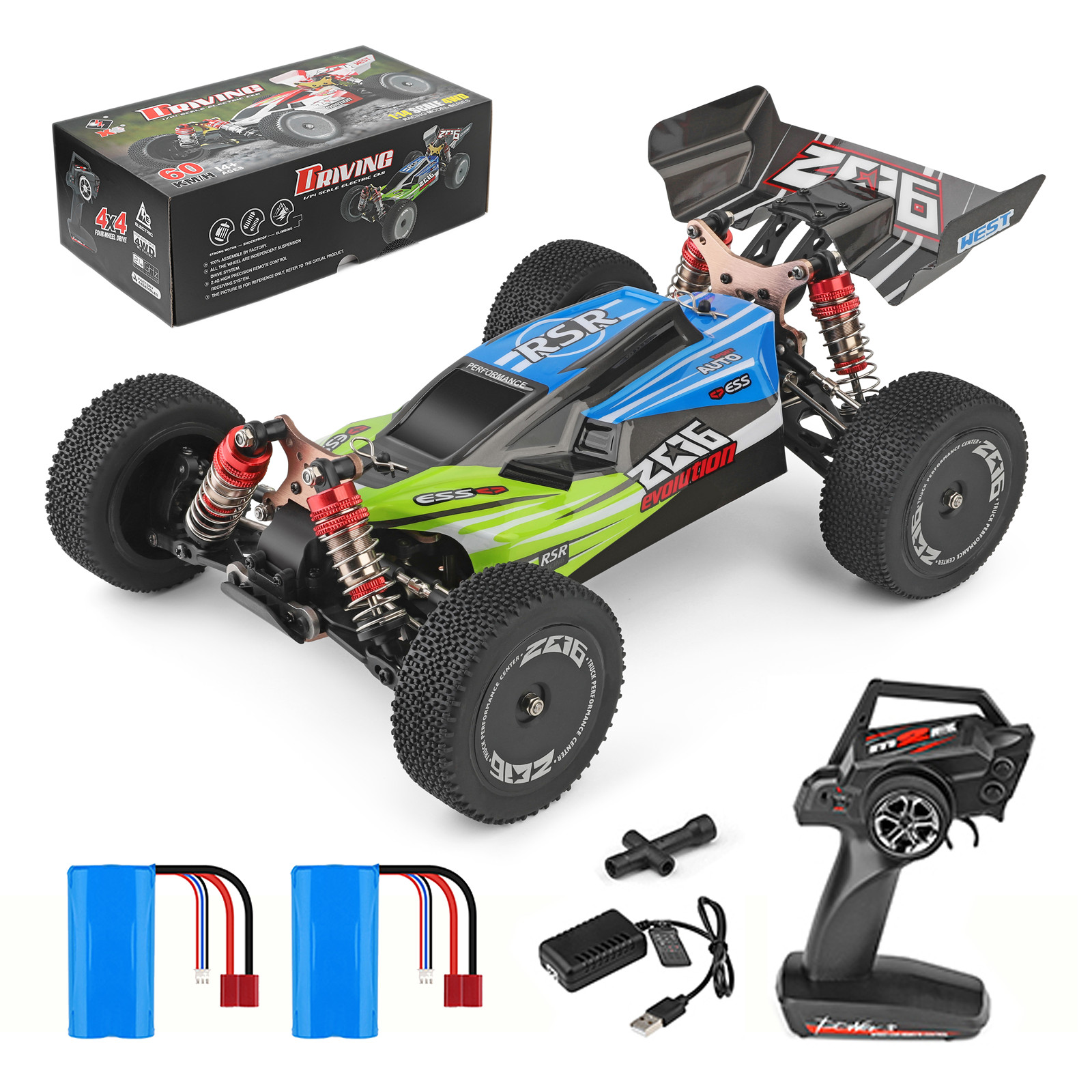 S,1:14 Scale High Speed Remote Control Car For Adults