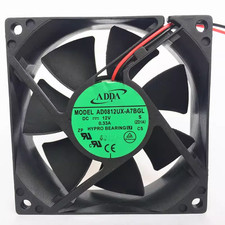 1PCS ADDA AD0812UX-A7BGL DC12V 0.33A 2-wire cooling fan 8025 8cm