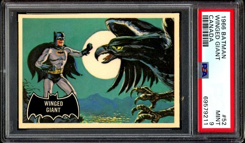 1966 Topps Batman Black Bat #52 Winged Giant