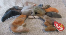 Ty Beanie Baby Claude the Crab  DOB September 3, 1996 MWMT Free Shipping