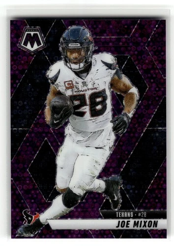 2025 Panini Mosaic Football No Huddle Purple Joe Mixon #120