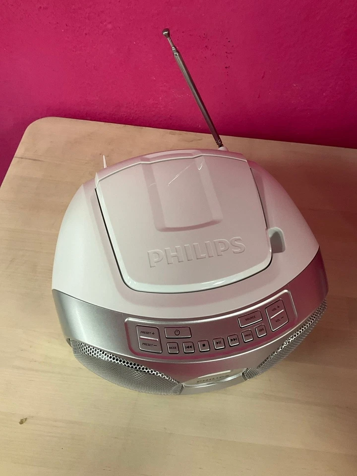 Philips AZ215S silber Radiorekorder mit CD-Spieler - Wie neu 1#1907186 - Bild 2 von 4