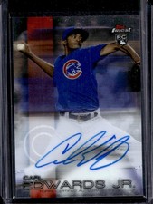 2016 Topps Finest Carl Edwards Jr. Auto RC Rookie #FA-CE Cubs