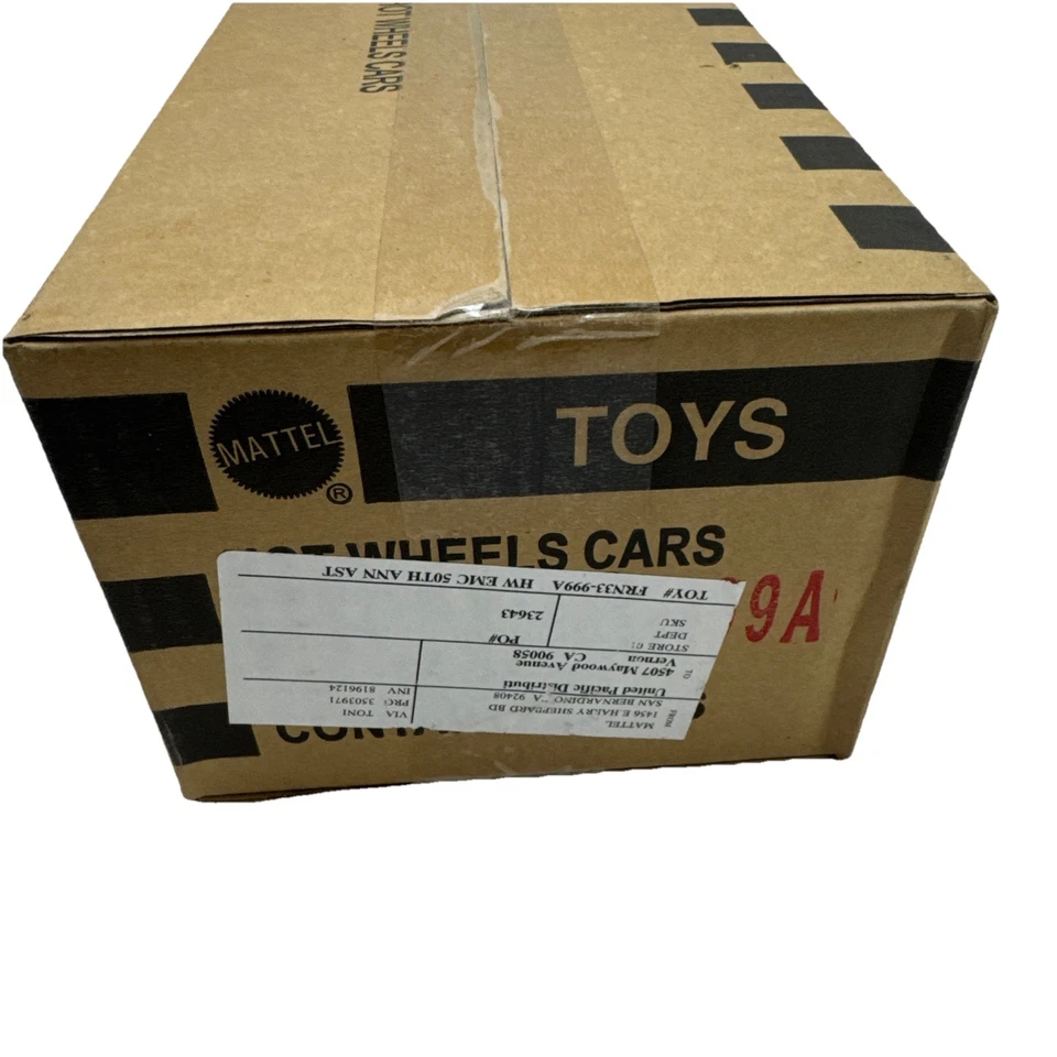 Hot Wheels 50th Anniversary Black & Gold 24 Die cast Car 2018 FRN33-999A Sealed - Image 4 of 4