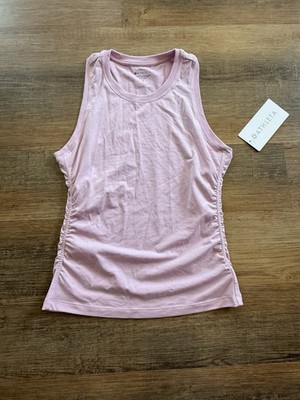 Athleta Women's Pink With Ease Sleeveless Crew Neck Tank Top Petite S P