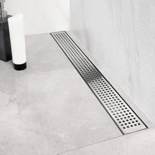 Neodrain ZA3-72-G03 72" Stainless Linear Shower Drain Quadrato Pattern Grate NEW