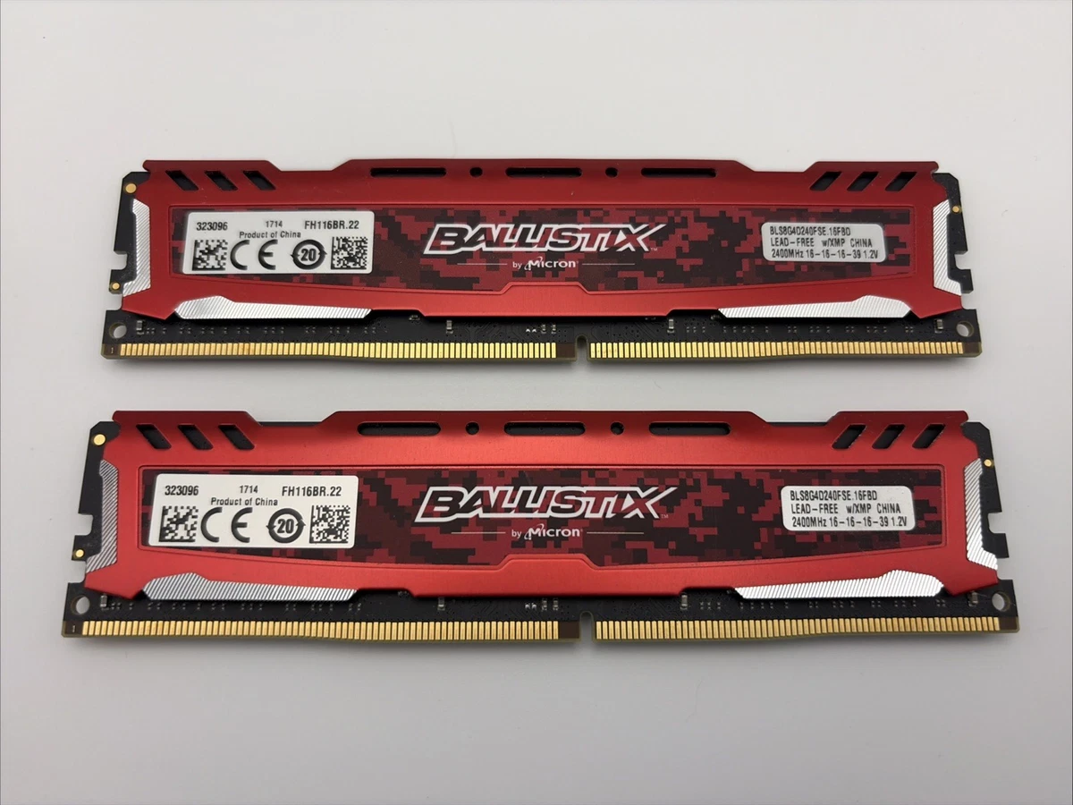 Ballistix Computer Memory (RAM) with 2 Modules and 288 Pins for