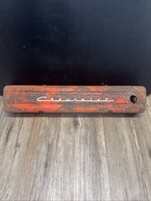 Chevy Chevrolet Script 235 Inline Straight 6 Cylinder Valve Cover With Patina