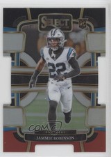 2023 Panini Select Concourse Black & Red Prizm Die-Cut Jammie Robinson #15 0e2x