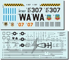 Fab Scale 1/72 F-16C Block 32 87-0307 U.S. Air Force 64Th Aggressor Squadron, N_