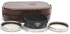 Vintage Rollei Set Lens Hood Bay III with filter Rollei R1 and R2 Bay III in m