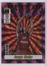 2023 Panini Donruss EuroLeague Net Marvels Purple Laser /99 Serge Ibaka #10 0us8
