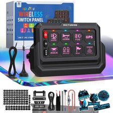 MICTUNING Wireless Switch Panel, 4/6/8/12 Gang Circuit Control Relay System Kits