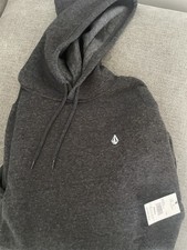 Volcom Foreman Pullover Hoodie Men  s Size small Dark Gray Logo Skate Surf Wear
