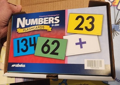 Abeka Basic Numbers Flashcards Complete Set Factory Sealed 
