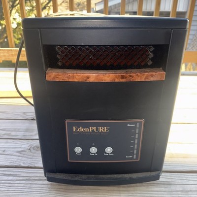 EdenPURE Personal A4887/RTL Quartz Infrared Portable Heater 45KX 1000W Black 