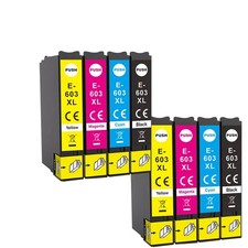 603XL Ink Cartridges for Epson WorkForce WF-2845-DWF,  WF-2850-DWF Printers