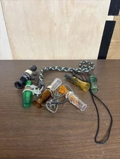 LOT OF 6 DUCK ~ GOOSE ~ CROW CALLS WITH LANYARDS