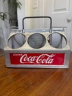 Vintage Aluminum Coca-Cola Aluminum Metal 6-Pack Bottle Carrier