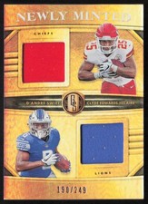 2020 Gold Standard Newly Minted 190/249 D'Andre Swift Clyde Edwards-Helaire JM9