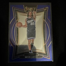 2025 Panini Select Rookie Concourse Devin Carter #92 Kings Basketball