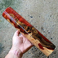 Amboyna Burl Exotic Wood Spindle Blank Turning 70 329 mm 1232