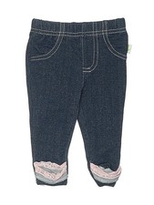 Unbranded Girls Blue Jeans 0-3 Months