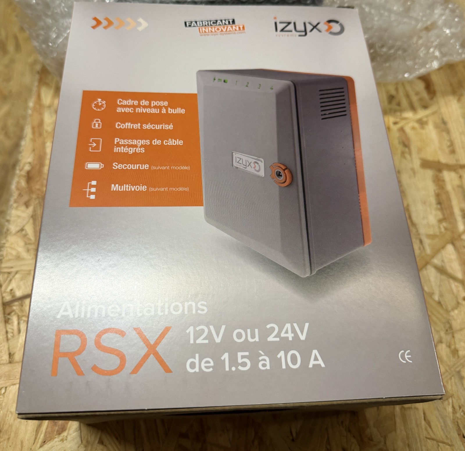 Alimentation izyx rsx1203c chargeur 12V DC contre les coupures de tension 230V AC