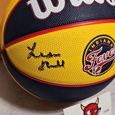 Lexie Hull signed WNBA Basketball Indiana Fever, Schwartz Authentication 