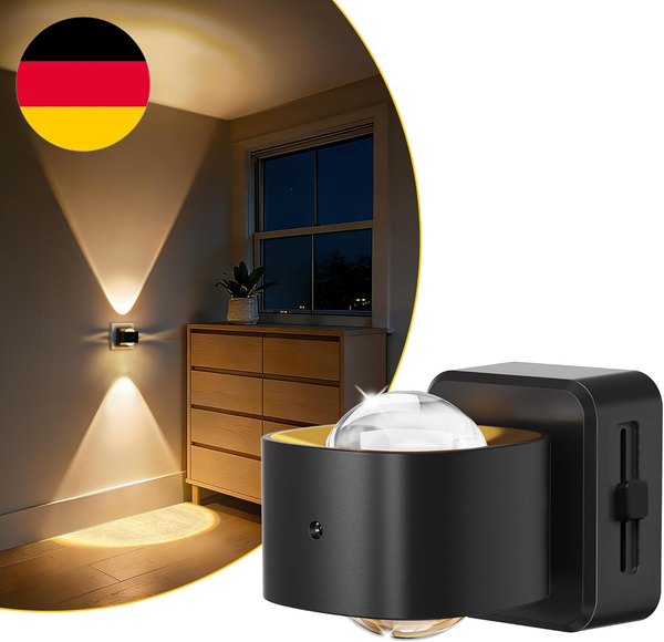 Lohas-Led Nachtlicht Steckdose Mit DäMmerungssensor, 180° Drehbarem Stecker-image