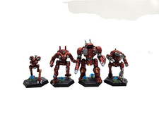 BATTLETECH Inner Sphere Lance 4 Mechs Lot PRO PAINTED