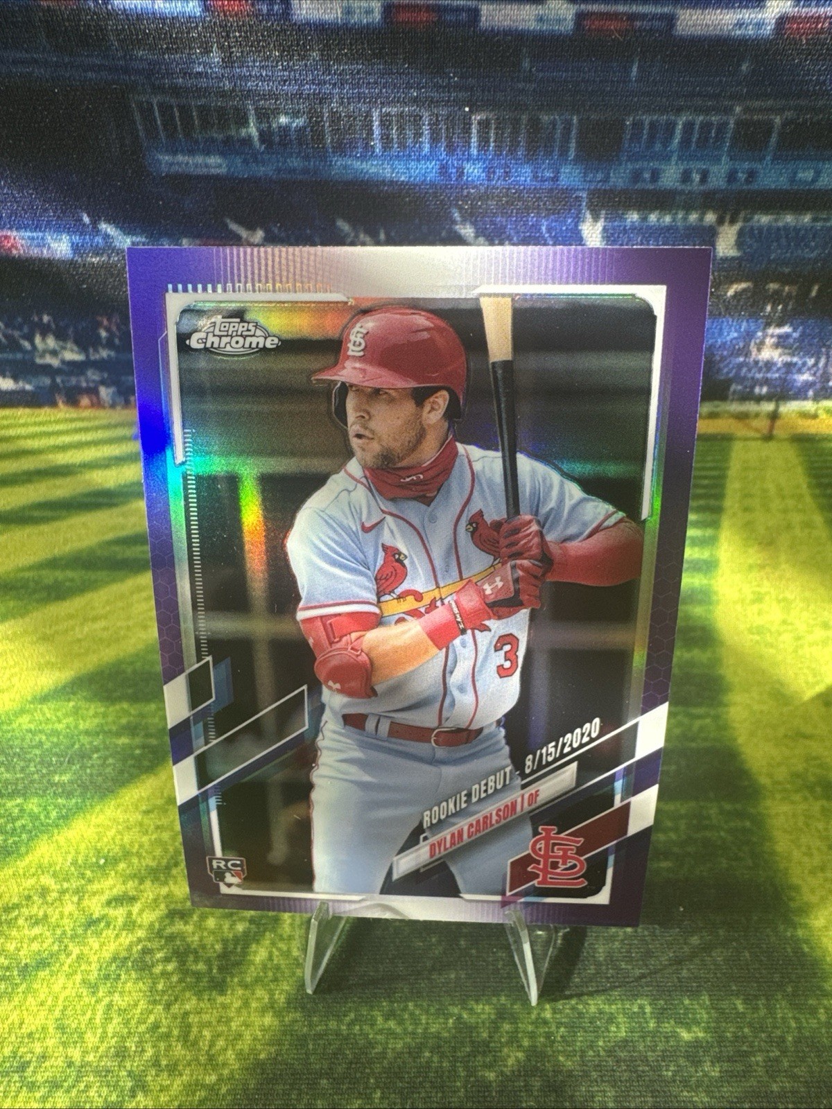 2021 Topps Chrome Update - Rookie Debut Purple Refractor #USC54 Dylan Carlson