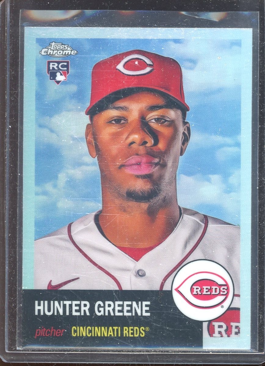 Hunter Greene 2022 Topps Chrome Platinum Prism Refractor Rookie #77